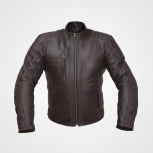 Buffalo Crespy Brown Leather Jacket for Men