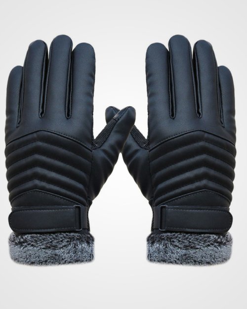 Men Winter Gloves Men's Leather