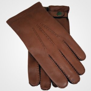 Canterbury Mens Cashmere Lined Deerskin Leather Gloves