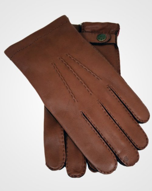 Canterbury Mens Cashmere Lined Deerskin Leather Gloves